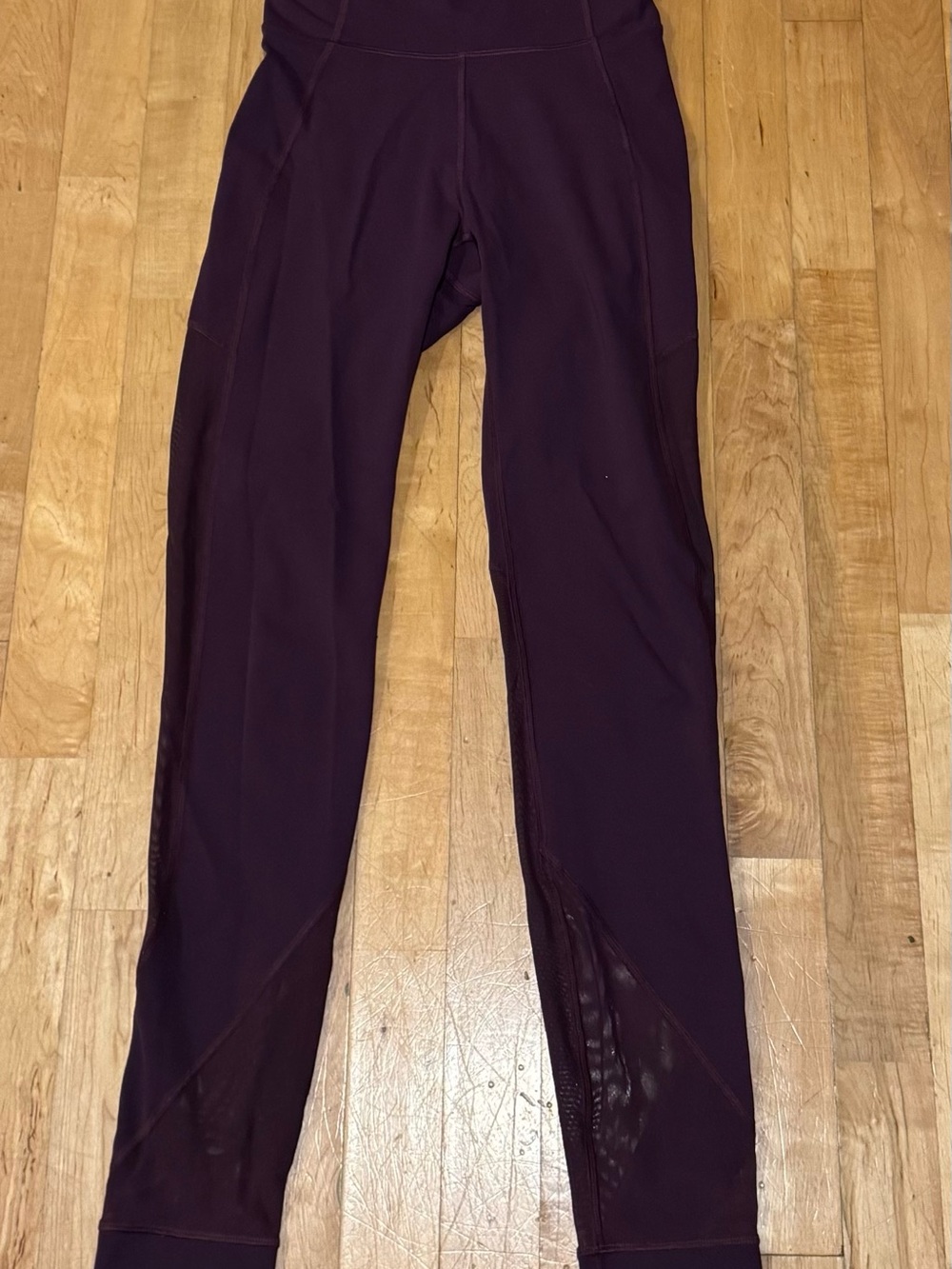 Lululemon Purple Mesh Leggings